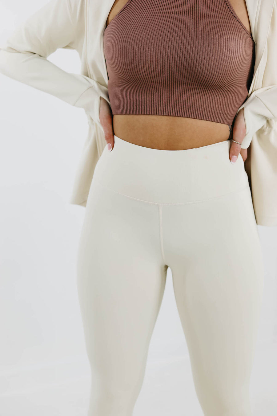 The Morgan Ribbed High Waisted Legging  - FINAL SALE