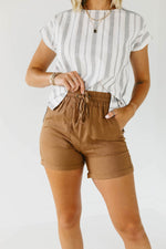 The Misty Tie Front Shorts