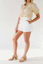 The Celeste Linen Shorts
