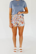 The Stefania Smocked Floral Shorts