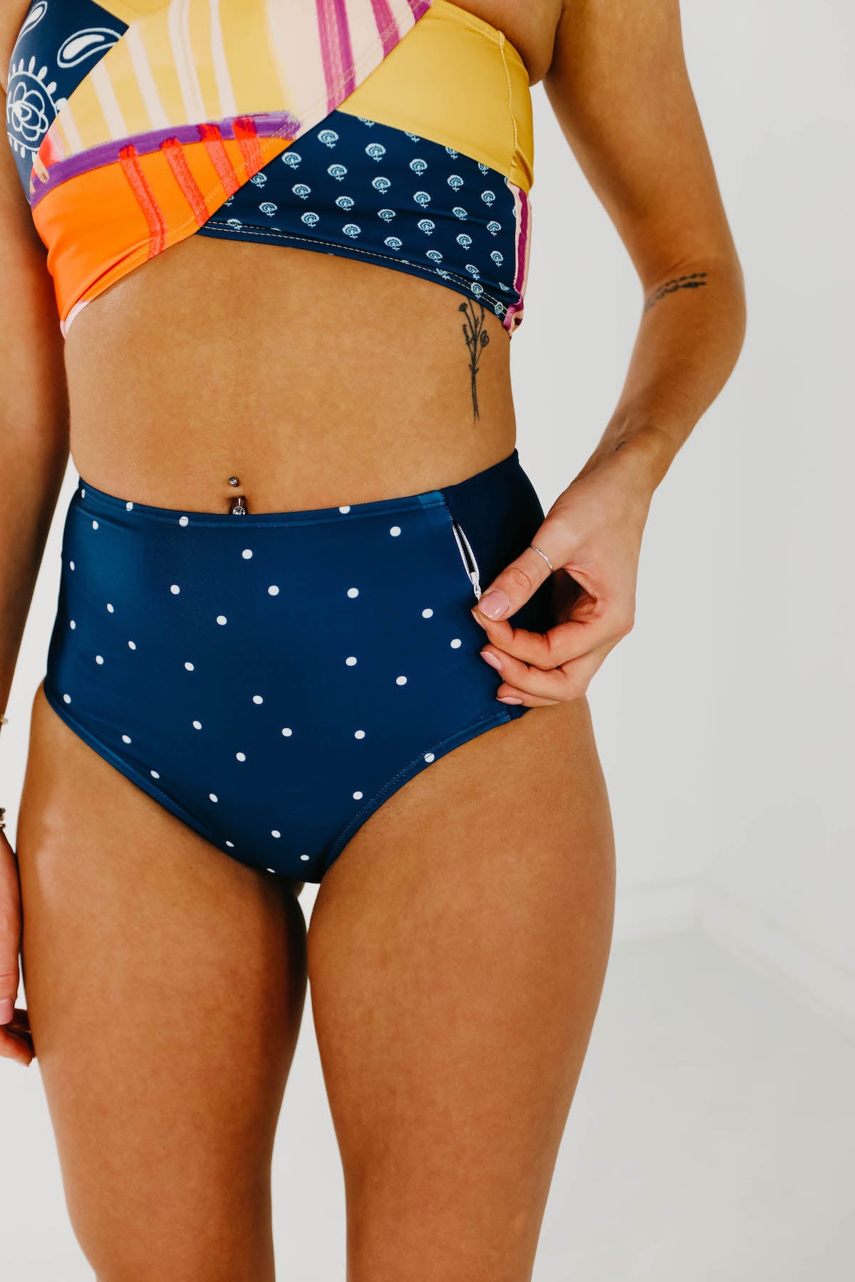 The Alden Dot Swim Bottom