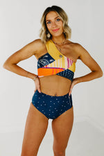 The Santiago Patchwork Swim Top