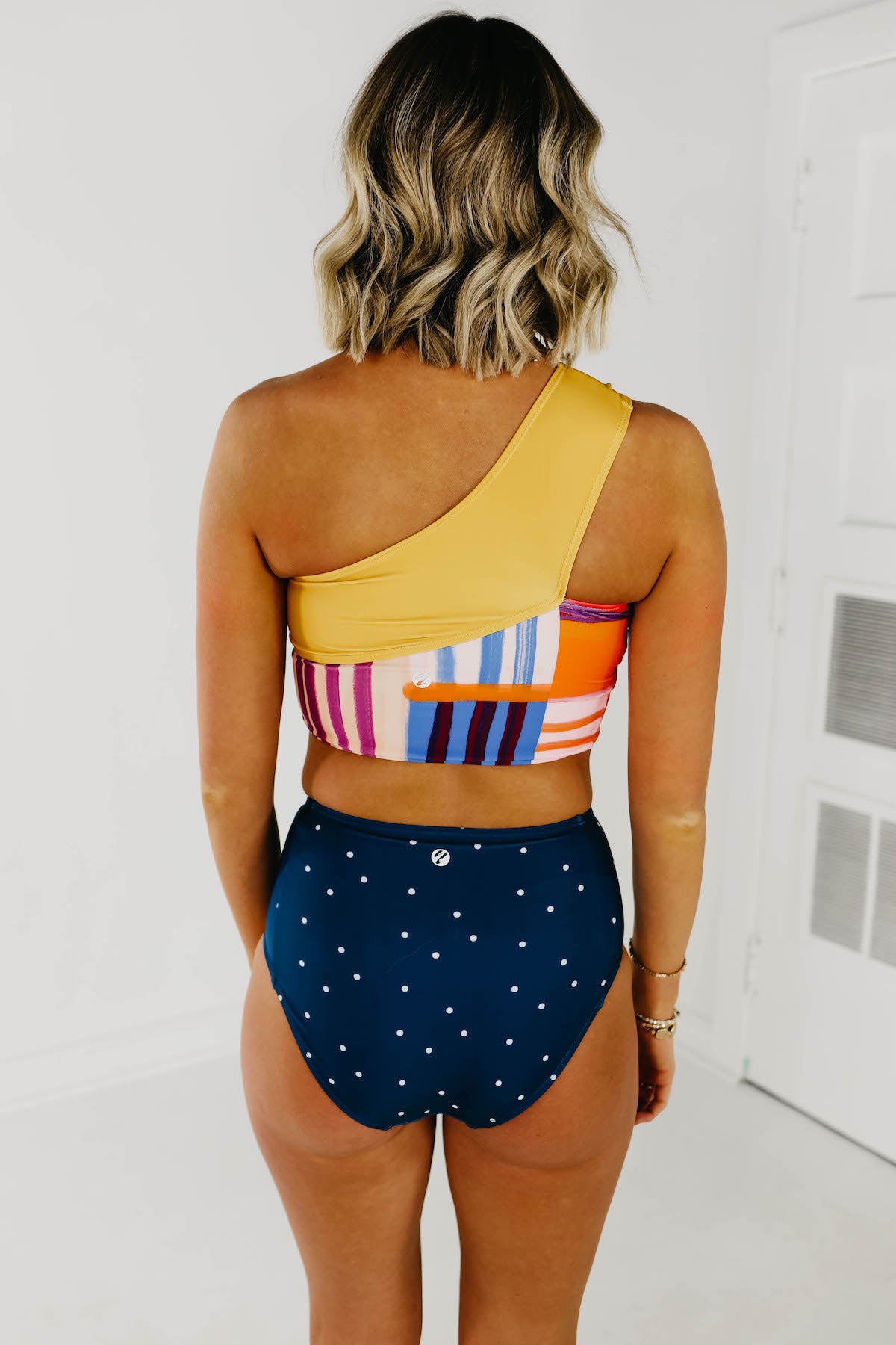 The Santiago Patchwork Swim Top