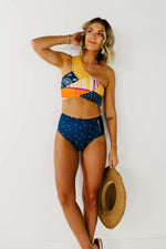 The Santiago Patchwork Swim Top