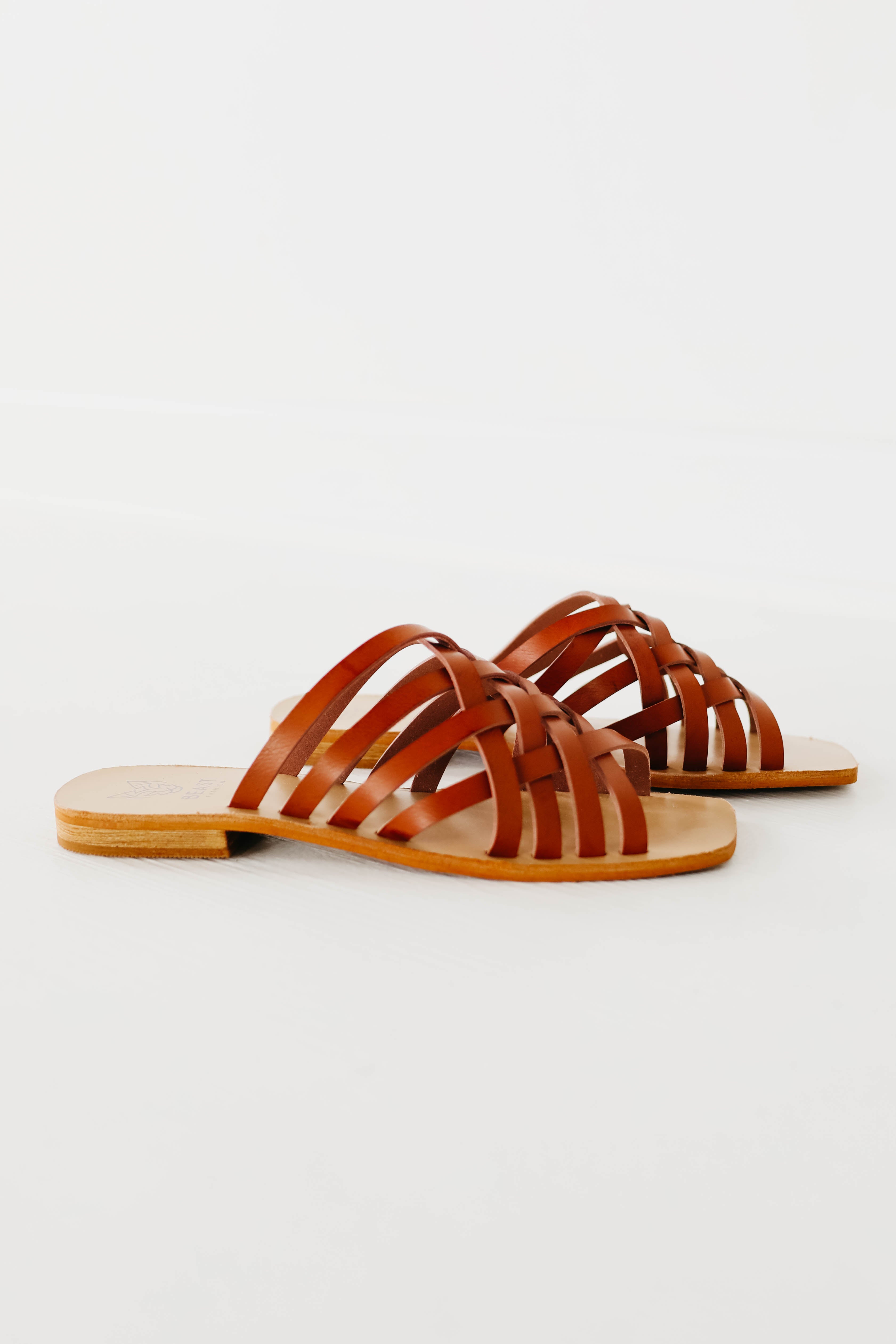 The Lana Sandal - Cognac