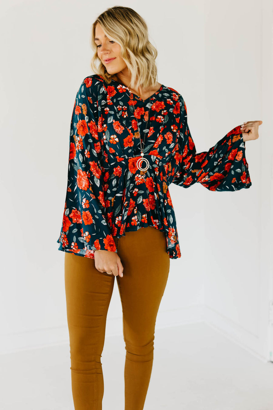 The Jovanni Floral Empire Top