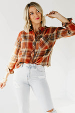 The Kayden Tape Trim Flannel Shirt