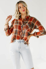 The Kayden Tape Trim Flannel Shirt