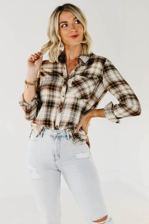 The Jada Plaid Button Down Shirt