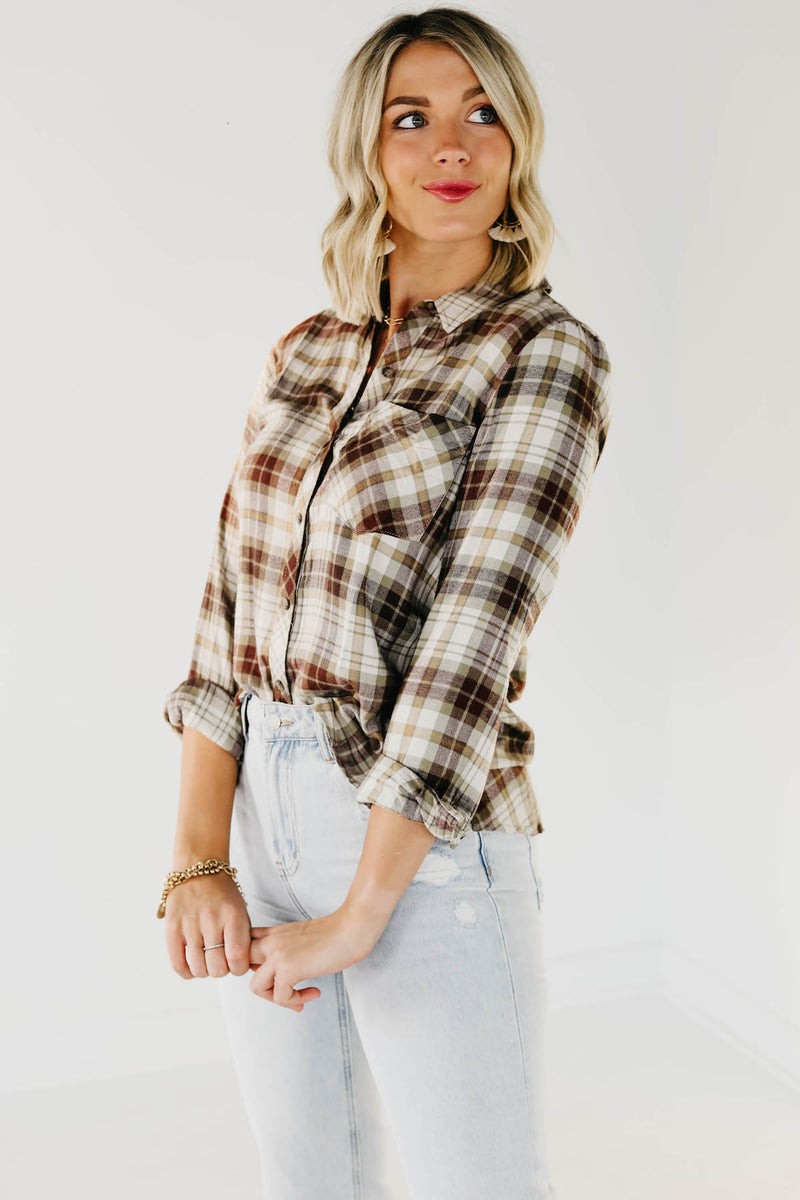 The Jada Plaid Button Down Shirt