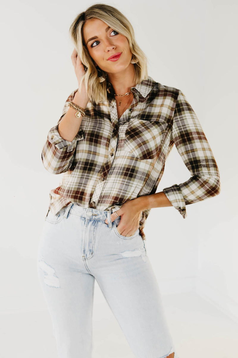 The Jada Plaid Button Down Shirt