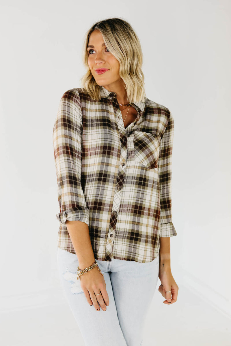 The Jada Plaid Button Down Shirt