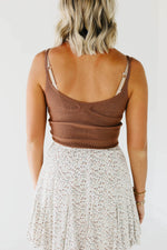 The Tamari Cropped Sweater Tank Top
