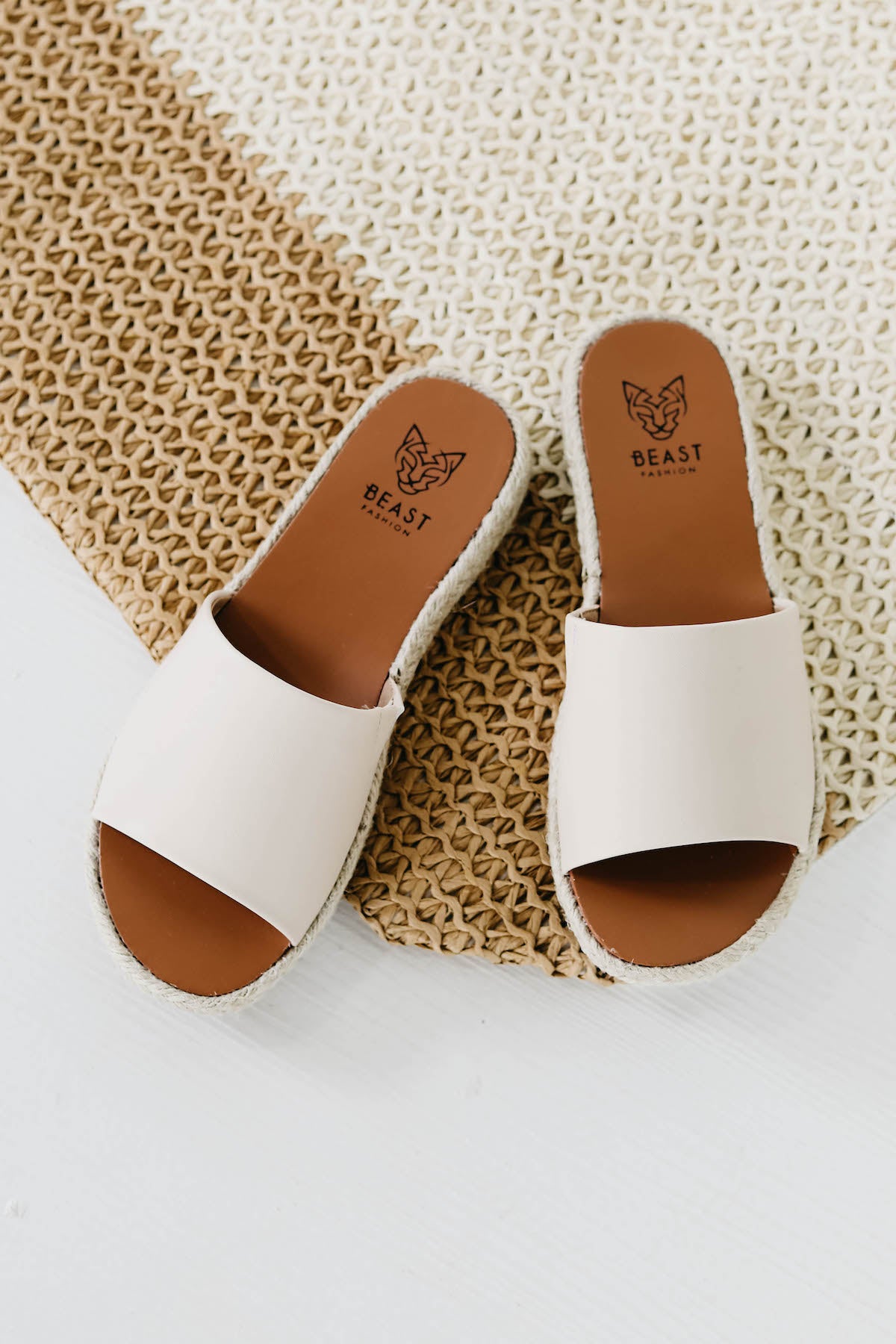 The Melanie Espadrille Slide Sandal