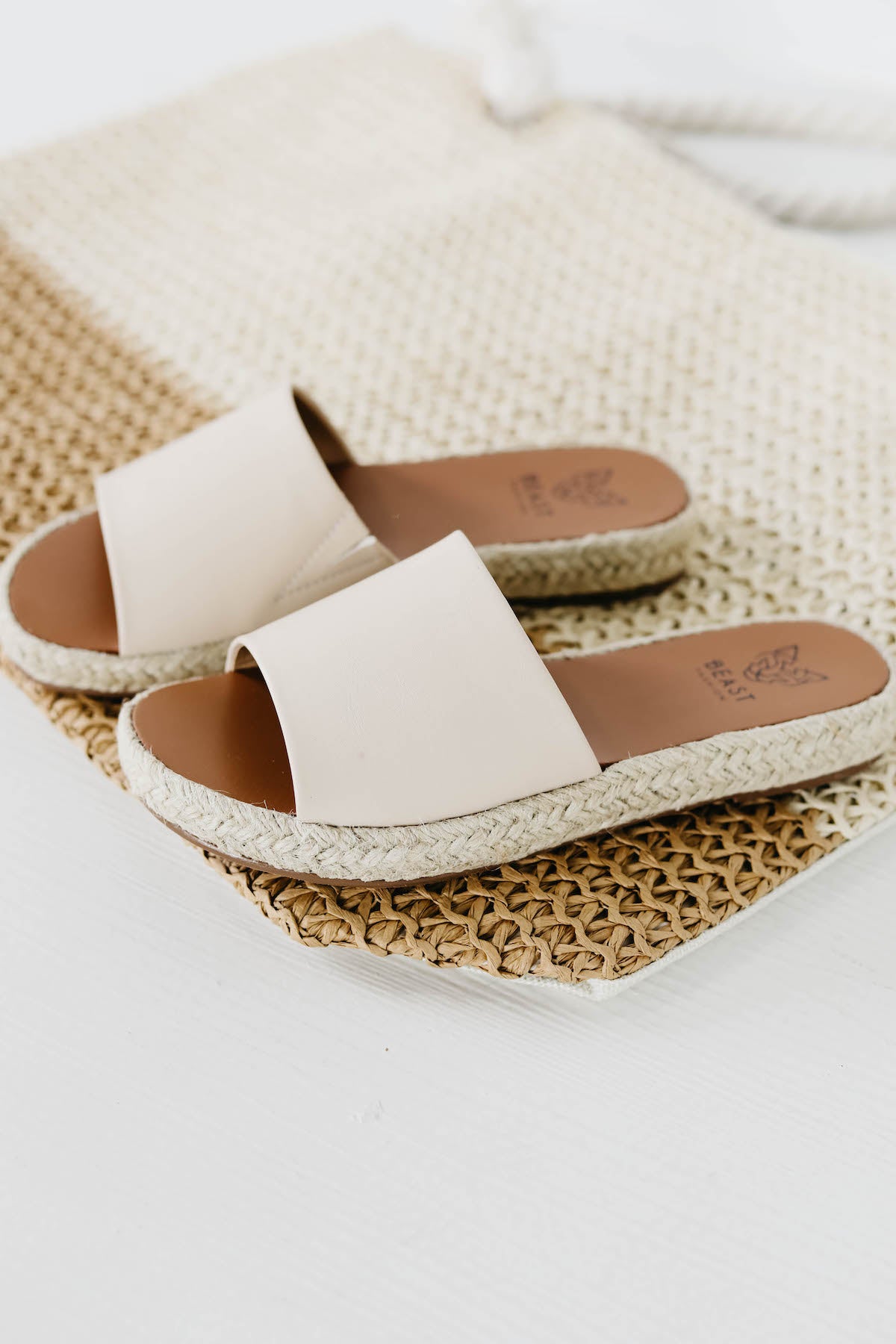 The Melanie Espadrille Slide Sandal