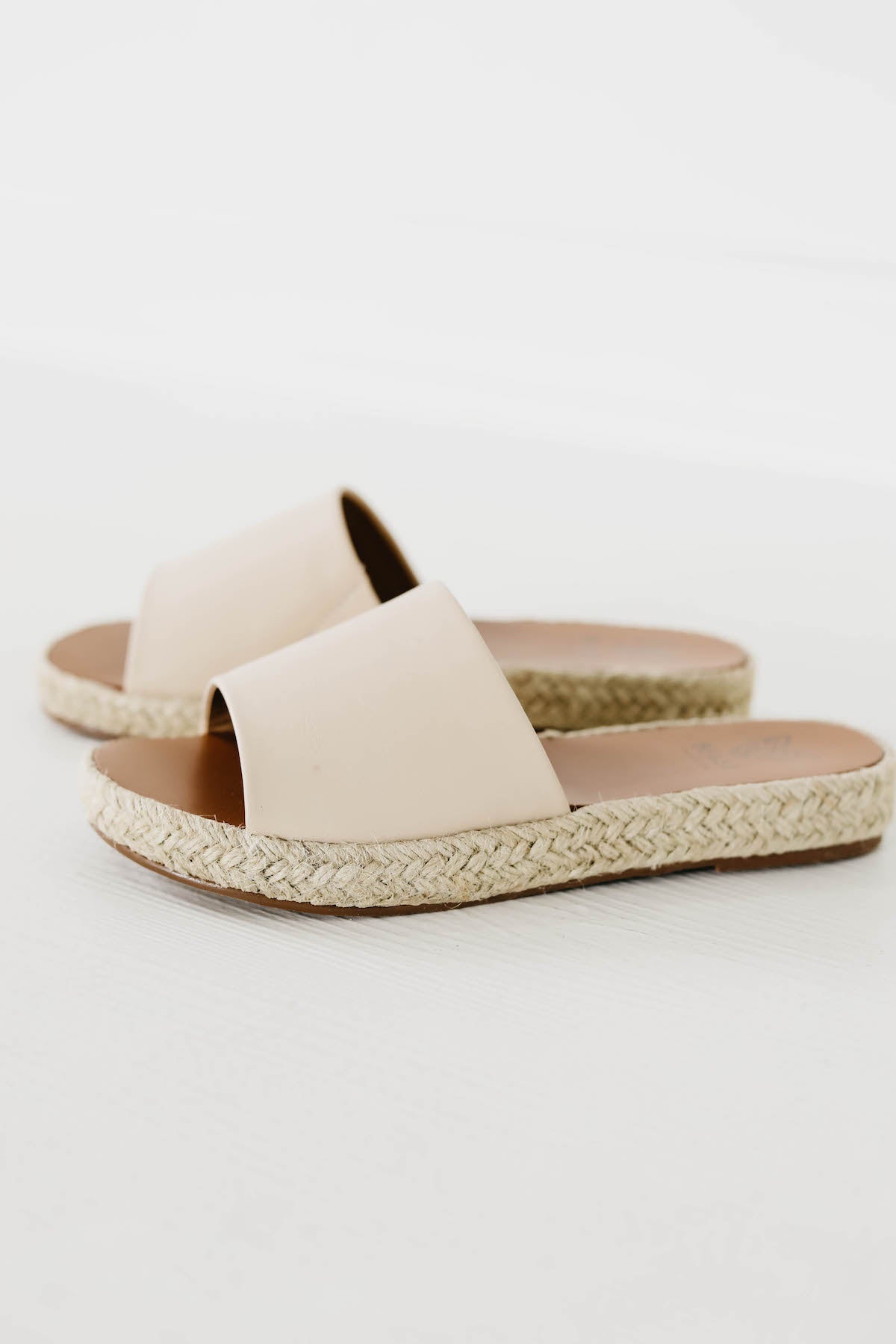 The Melanie Espadrille Slide Sandal