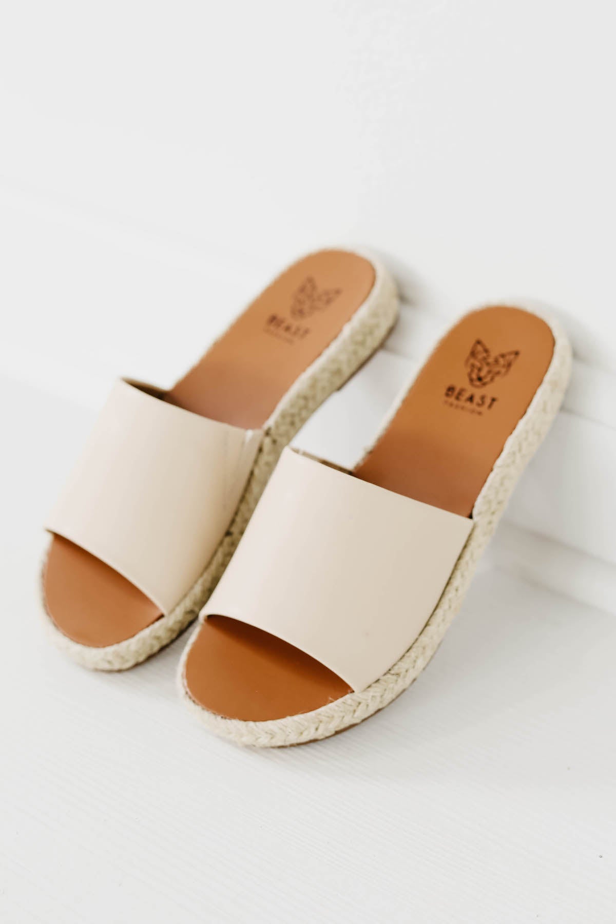 The Melanie Espadrille Slide Sandal