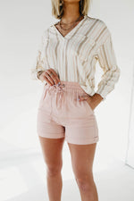 The Misty Tie Front Shorts