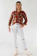 The Kayden Tape Trim Flannel Shirt