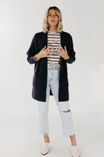 The Lillian Ribbed Open Cardigan