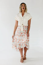 The Gannon Floral Midi Skirt