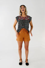 The Misty Tie Front Shorts