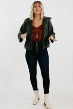 The Perla Teddy Cropped Fleece Jacket - FINAL SALE