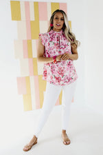 The Donovan Floral Ruffled Blouse - FINAL SALE