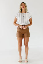 The Misty Tie Front Shorts
