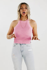The Taliyah Sweater Halter Top - FINAL SALE