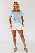 The Mandy Floral Tie Back Blouse