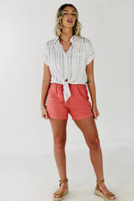 The Kianna Tie Front Shirt