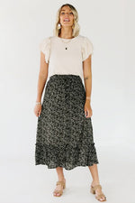 The Bash Front Slit Midi Skirt