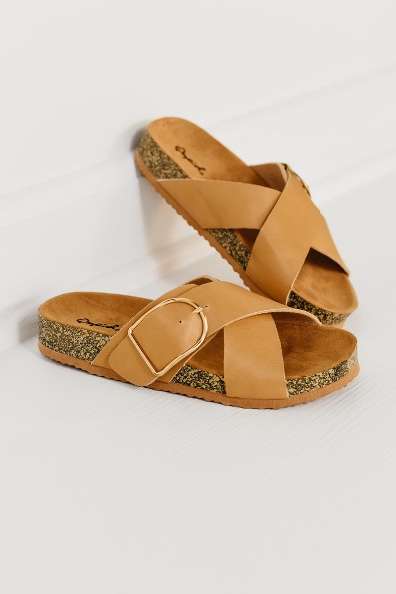 Luka Buckle Sandal - Tan