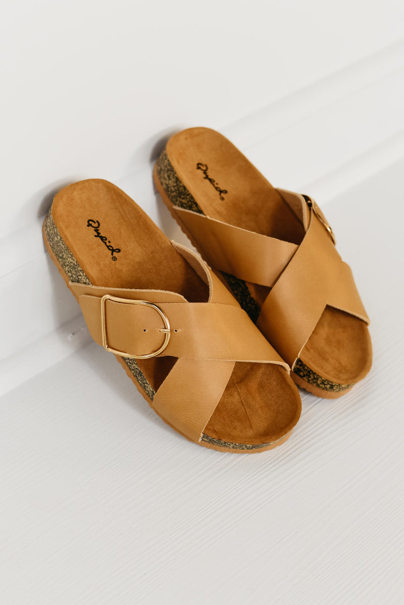 Luka Buckle Sandal - Tan