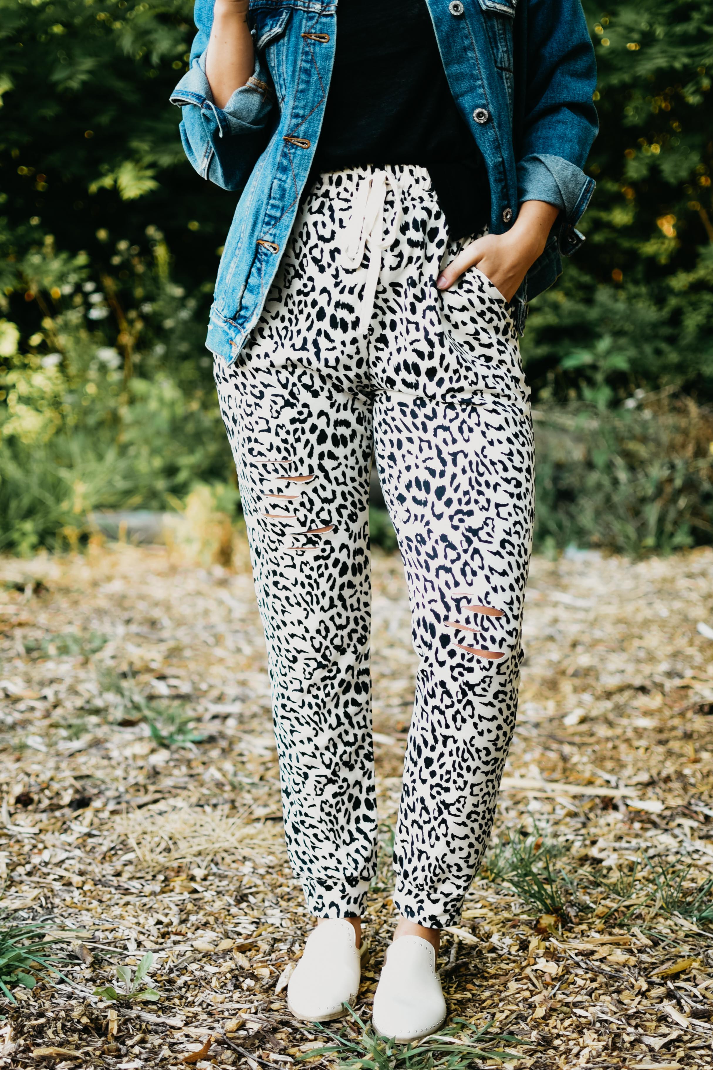 The Leona Distressed Jogger