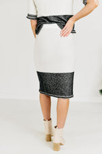 The Willis Boucle Skirt - Ivory