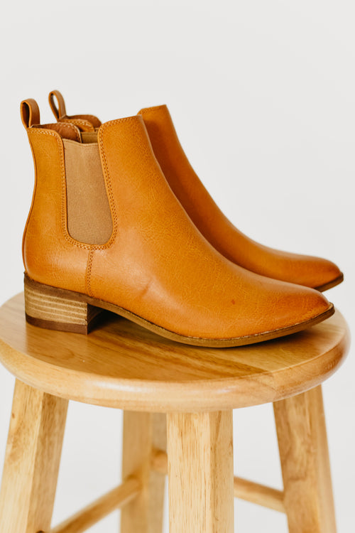 The Norway Chelsea Bootie || Camel