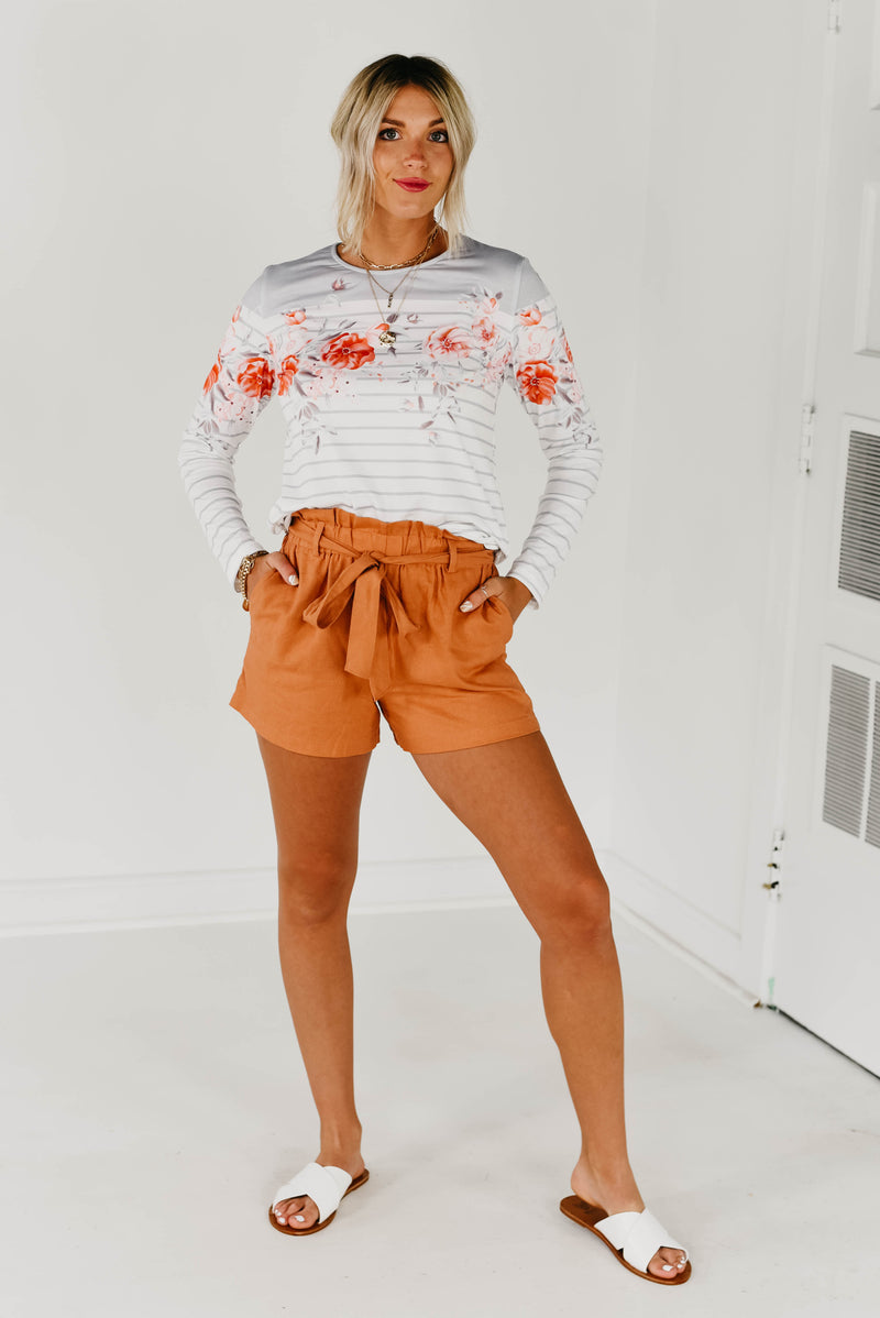 The Zuri Long Sleeve Tee - White