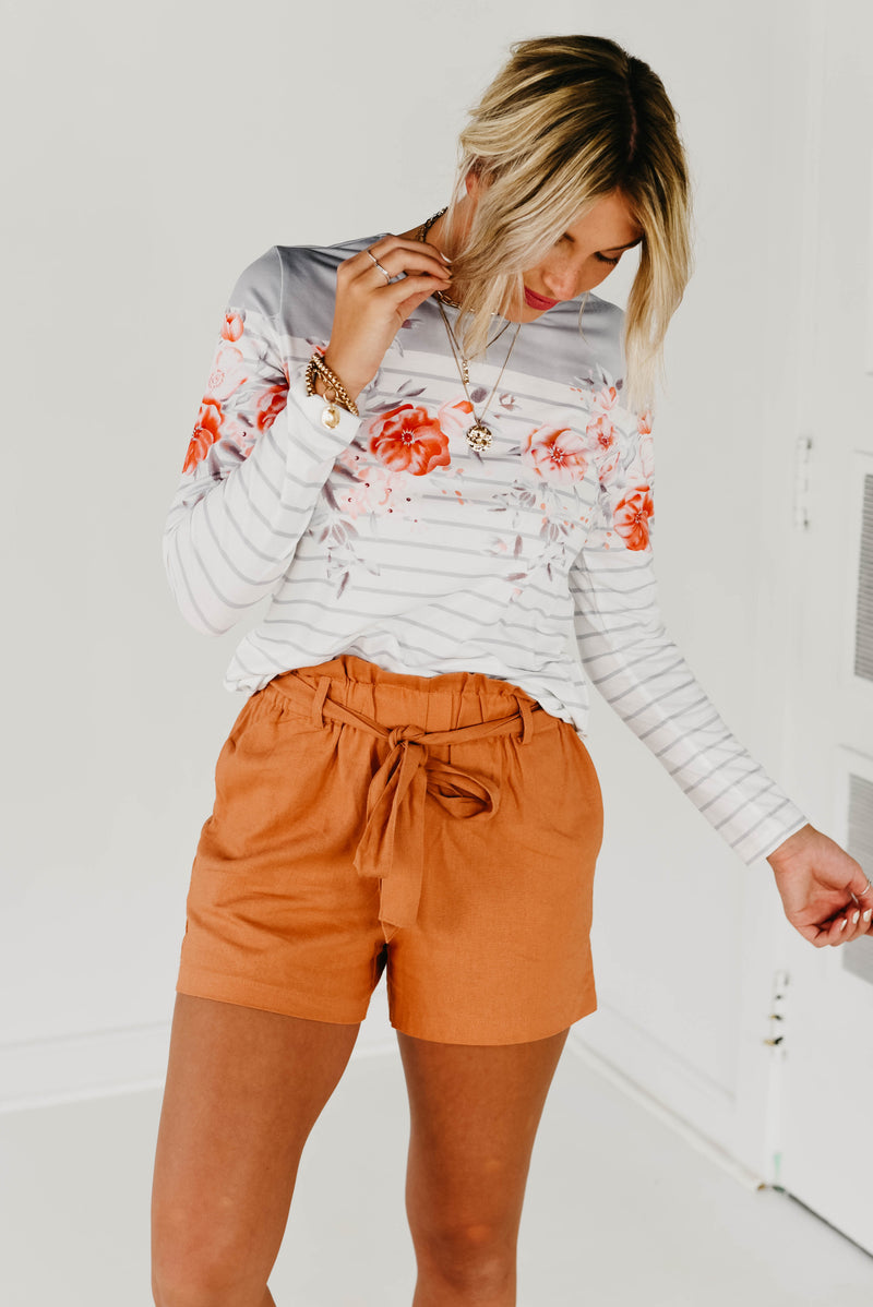 The Zuri Long Sleeve Tee - White