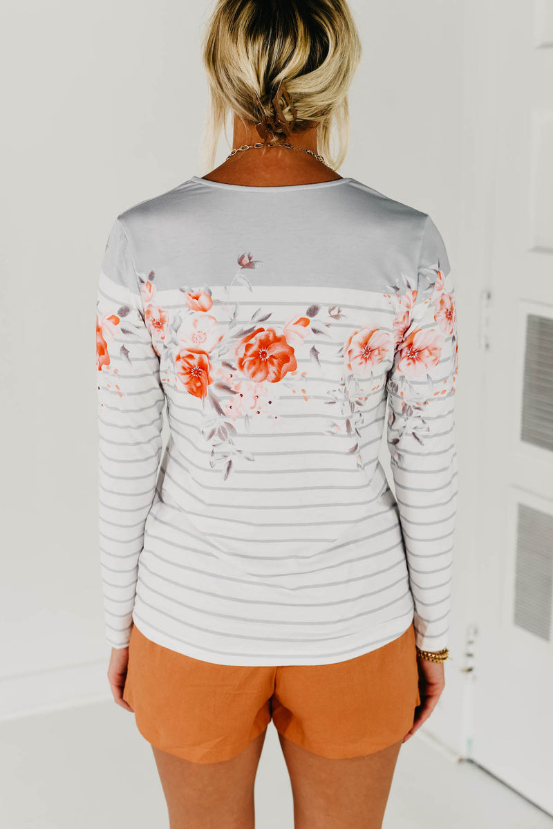 The Zuri Long Sleeve Tee - White