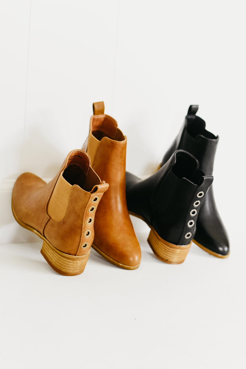 The Norway Bootie Button Bootie - Camel