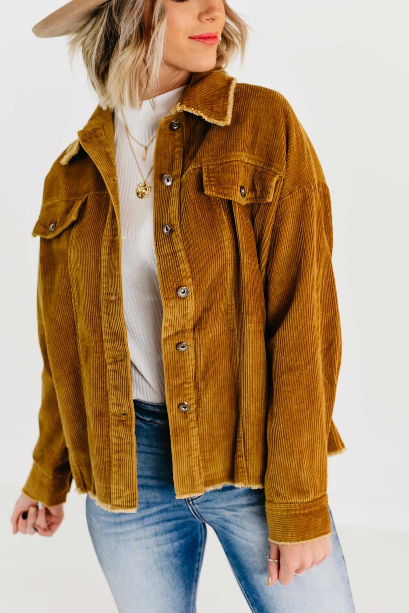 The Miles Corduroy Jacket - Camel