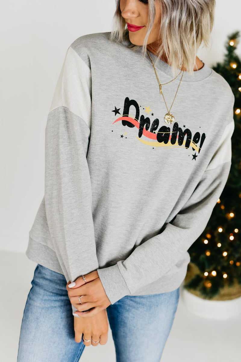 The Dreamer Sweatshirt - Heather Grey