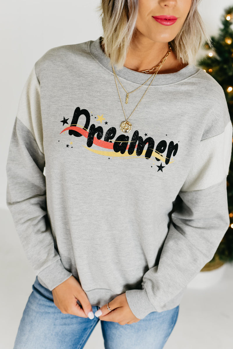 The Dreamer Sweatshirt - Heather Grey