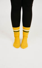 Color Tube Blocked Ankle Socks - 2 Colors