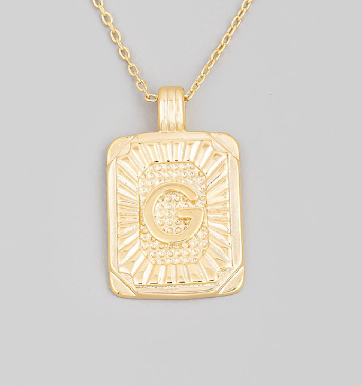 The Chain Initial Necklace - FINAL SALE