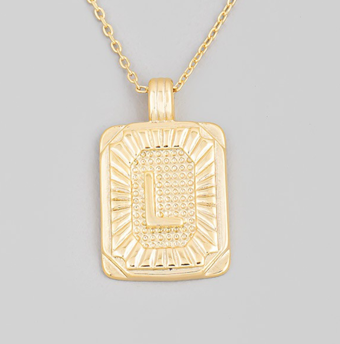 The Chain Initial Necklace - FINAL SALE