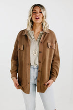 The Monica Waffle Shacket