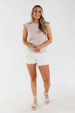 The Ingrid Flutter Sleeve Sweater Top - FINAL SALE